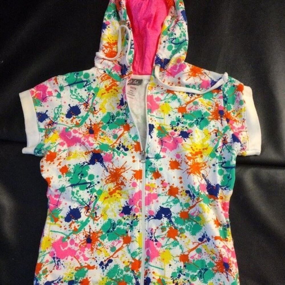 DOTS sleeveless hoodie Size Small